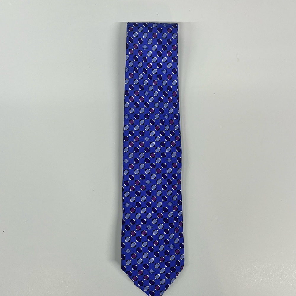 Emilio Pucci Blue/PurplePatterned Men's Tie